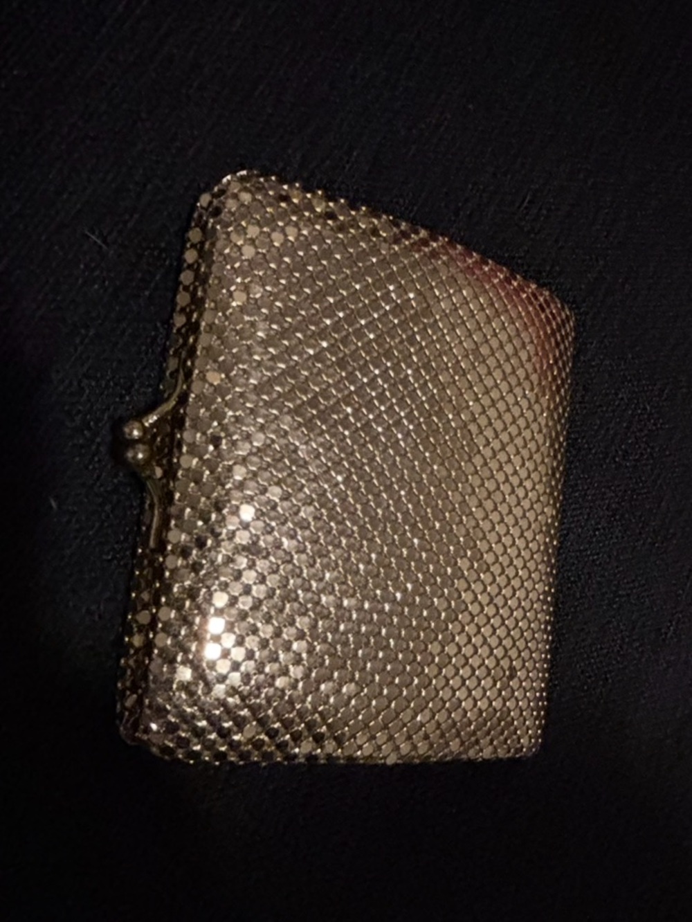 Vintage Gold Mesh Coin Purse Wallet - Picture 4 of 10
